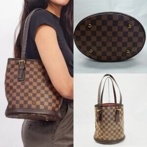 💎✨BEAUTIFUL✨💎Authentic Louis Vuitton Marais Bucket Damier Ebene